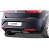 RDX Racedesign Minigonna posteriore 'Diffuseur' compatibile con Seat Leon 1P Facelift 2009-2012 escl. FR/Cupra (ABS Nero Lucido)