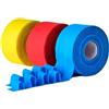 Cura Farma Tape kinesiologico 5 Rotoli - Cerotto taping Sportivo neuromuscolare elastico nastro kinesio tape - 5 centimetri x 5 metri - Colore NERO - tipo Nasara, ares, ALPIDEX
