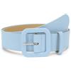 Cintura Da Donna In Ecopelle Color Caramello Ampia Cintura Elastica Con A
