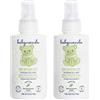 BABY COCCOLE Babycoccole KIT 2 PEZZI SPRAY PROTEZIONE INSETTI E ZANZARE GREEN per Bambini. Repellente Anti Zanzare con Olio di Timo e Ingredienti Naturali, Dermatologicamente Testato per Pelle Sensibile - 2x125 ml