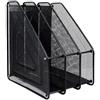 Portadocumenti Portariviste da Scrivania in Metallo Scomparti Organizer Pack