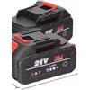 PS STORE Kit 2 Batteria 21V Ricambio Motosega Sega Forbice Cesoia Trapano Decespugliatore