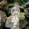 Statua Da Giardino con Angelo, Scultura Decorativa Religiosa per Prato