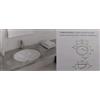 karag LAVABO INCASSO SOTTOPIANO BIANCO