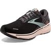 Brooks Ghost 14, Scarpe da corsa Donna, Black Pearl Peach, 38 EU Stretta