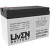 Liven Batteria AGM 12V 9Ah C-20 senza manutenzione - Attrezzature Sicurezza/Medico/UI/Comunicazione/Emergenza | LIVEN LVH12-36W