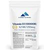 Everest Nutrition VITAMINA D3 10000IU +K2 MK7 200mcg Salute Articolazioni Ossa Sistema immunitario