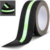 AiQInu Nastro Antiscivolo, 5m x 5cm Nastro Fluorescente Adesivo, Nastro Bagliore Nel Buio, Strisce Antiscivolo, per Scale, Gradini, Pavimenti Scivolosi Interno e Esterno
