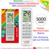 Superior TELECOMANDO UNIVERSALE PER SANYO CONDIZIONATORE CLIMATIZZATORE D'ARIA