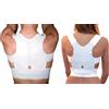 MDS Supporto tutore a fascia con 12 magneti unisex correzione postura schiena spalle