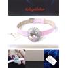 Swarovski Bracciale Tennis Donna SWAROVSKI ORIGINALI Argento 925 Cristalli pelle Rosa