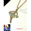 Swarovski Elements Collana Donna Ballerina SWAROVSKI ELEMENTS Rodiata Oro Giallo Cristallo Argento