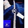 Swarovski Elements Bracciale Cuore Donna Cristalli Argento 925 SWAROVSKI ORIGINALI Tennis Gioielli