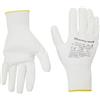 Honeywell 2132255-09, guanti First in PU, 100% nylon lavorato a maglia, bianco, rivestimento in PU sul palmo e sulle dita, taglia 9 (10 paia)