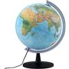 Tecnodidattica - Mappamondo GIGAGLOBO 40 | Globo mappamondo luminoso e girevole | Cartografia fisica e politica | Testi in italiano | Grandi dimensioni | Diametro 40 cm