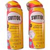 WD-40 2Pz Svitol Lubrificante Sbloccante Spray Professionale Cap Doppia Azione 400 ml.