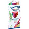 Giotto Colors 3.0 Aquarell - Confezione da 12 matite 24 multicolore