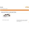 STIHL Cesoia forbice poto a batteria STIHL ASA 20 TAGLIO 25 MM varie configurazioni