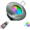 Faretto Led da incasso per bagno box doccia lampada RGBW 5.1W GU10 cromoterapia