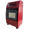 ARGO SOL RED TURBO STUFA GAS AD INFRAROSSI 4.2KW 80MQ ROSSO