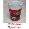 PROCOS KIT 32 BICCHIERI BICCHIERINI IN PLASTICA DI SPIDERMAN SPIDER MAN COMPLEANNO