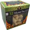 Pyro Feu saneaplast metalsant. 15753 - 12 - Accenditore Barbecue lana Mad barbacon PQS 32 pz