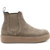 FRAU 41C2 A/I scarpe donna beatles stivaletti tronchetti stivale zeppa camoscio