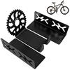 MZYRH Supporto da parete per bicicletta, portabiciclette per bicicletta, portabiciclette da parete, ganci resistenti per bici da strada, montagna o ibride in garage o a casa