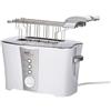Melchioni Family | Tostapane TOSTO con Pinze per Toast, Toaster Sandwich Elettrico, Espulsione Automatica, 2 Fessure, 7 Livelli di Tostatura, Funzione Scongelamento, Potenza 600W