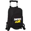 Toy Bags Zaino Scuola Fortnite Crazy Banana + Trolley Toybags con 4 Ruote Girevoli - Zaino a Doppio Scomparto con Tasca Frontale - Tasche Laterali e Porta Computer - 42 x 32 x 20 cm - Toybags