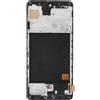 LCD Schermo Vetro Display Touch Screen Frame Galaxy A51 A515 CON FRAME nero