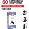 Italian Coffee 60 Capsule Cialde Cicoria Solubile Italian Coffee compatibili Nespresso