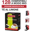 Ristora 128 Capsule Tè al limone Ristora compatibili Lavazza A Modo Mio