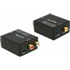 DELOCK Convertitore Audio DELOCK Toslink - RCA Nero