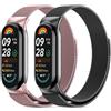 Does not apply CHANRASI 2 Pezzi Metallo Cinturini Compatibile Con Xiaomi Mi Band 8/Xiaomi Smart