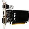 MSI SCHEDA VIDEO NVIDIA GEFORCE GT710 2GB SILENT DDR3 PCI-E 2.0 DVI HDMI VGA