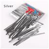 Metallico Twist Cravatta Metallo Filo Plastica Clip Rilegatura per Caramelle