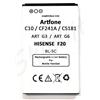 BATTERIA PER ARTFONE C10 ARTPHONE CF241A CS181 / ART G6 G3 / HISENSE F20 1100mAh