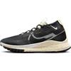 NIKE React Pegasus Trail 4 GTX, Sneaker Uomo, Black/White-Coconut Milk-Vivid SULF, 40.5 EU