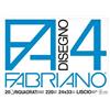 Fabriano Album Fabriano F4 Liscio Riquadrato A4 24x33 20 Fogli per Disegno Scuola Ufficio