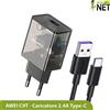 New Net Alimentatore compatibile con Samsung Galaxy A05 A05s A06 A12 5V 2.4A USB-C