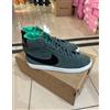 Nike Sneakers alte Nike Blazer Mid GS Camoscio verde e nero 39 SUPER SCONTO