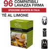 Italian Coffee 96 Capsule Tè al Limone compatibili Lavazza Firma / Vitha Group