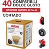 Ristora 40 Capsule Caffè Macchiato Cortado Ristora compatibili Nescafé Dolce Gusto