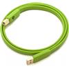 NEO BY OYAIDE NEO OYAIDE D + USB hi speed 2.0 class b cavo piatto da 1 metro (green) NUOVO