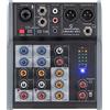 SOUNDSATION MIOMIX 104 mixer 5 canali per karaoke home recording podcasting NEW