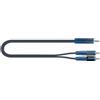 QUIKLOK RKSA/150-5 (RCA - JACK) cavo stereo professionale a basso rumore 5 Metri