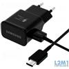 Caricabatteria Originale EP-TA20EBE + Cavo EP-DG950CBE per smartphone Samsung