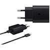 SAMSUNG Caricabatterie 25W cavo Originale per Galaxy A3 A5 A7 2017 A8 A9 2018 C9