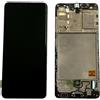 Samsung LCD Schermo Vetro Display Touch Screen Galaxy A41 A415F Originale Nero